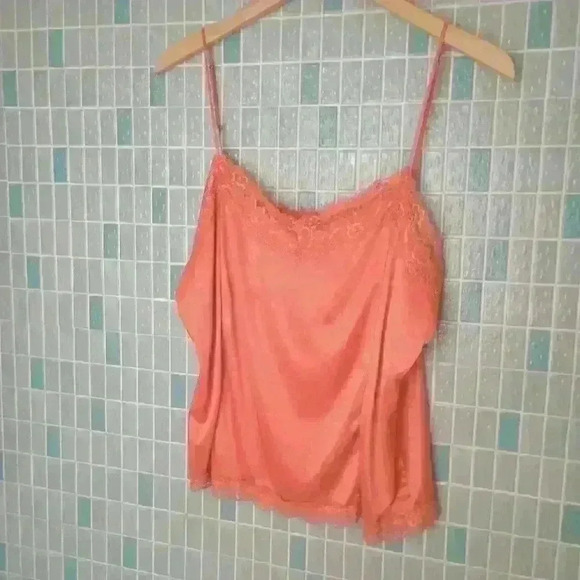 Worthington Lace Strap Cami Strap Top Orange - Picture 3 of 15
